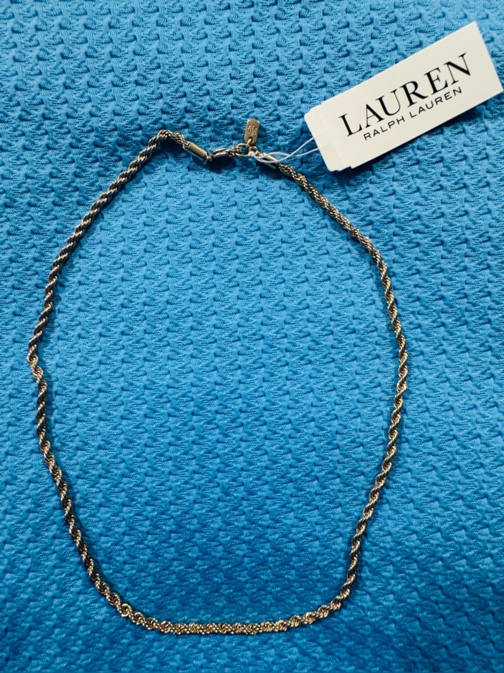 LAUREN Ralph Lauren Gold-Tone Twisted Rope Necklace